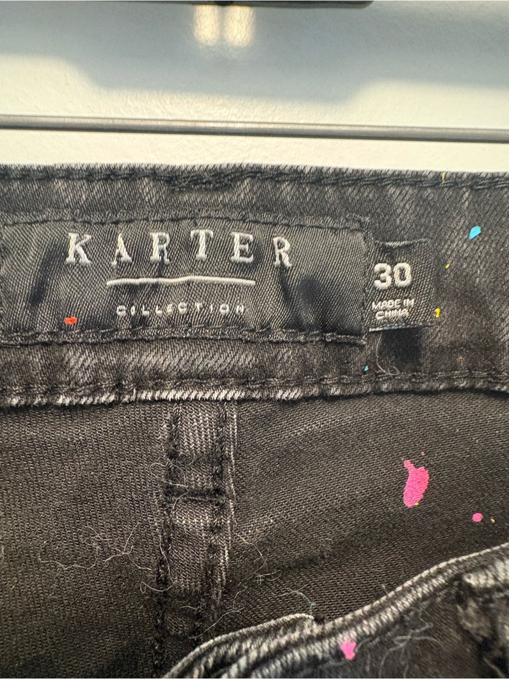Karter Paint-Splatter Slim Jeans - Picture 3 of 5
